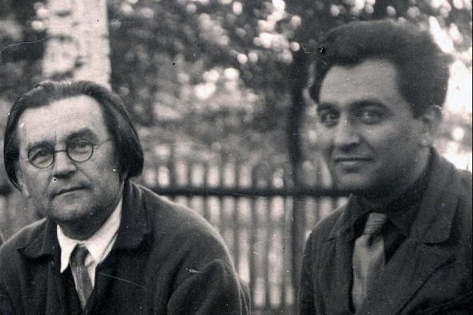 Казимир Малевич и Николай Харджиев. 1933 г. Казимир Малевич и Николай Харджиев. 1933 г.