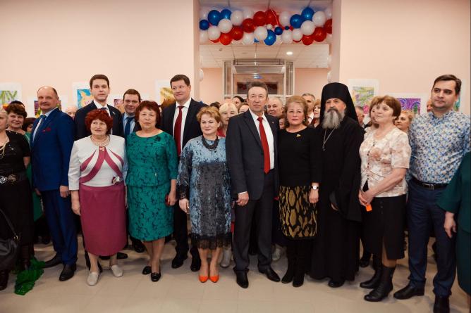 Открытие в п. Верхнее Дуброво (Свердловская область, 26.01.2019) обновлённого Дома культуры. Фото: Александр Шарафутдинов