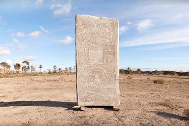 Портал 9GAG закопал в испанской пустыне плиту с мемами