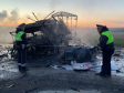 Водитель «ГАЗели» сгорел заживо в ДТП на трассе Екатеринбург - Тюмень