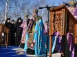 В Екатеринбурге верующие помолились на месте будущего храма святой Екатерины (фото)