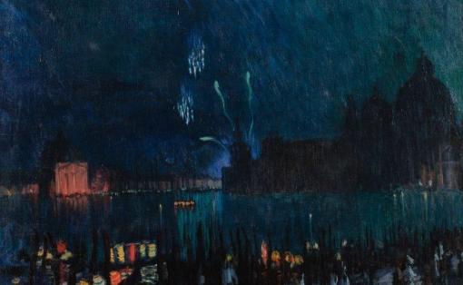 Картина российского живописца Бориса Кустодиева «Венеция»