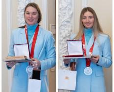 Свердловских биатлонисток наградили в Кремле