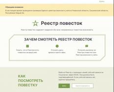 В тестовом режиме начал работу сайт реестра электронных повесток