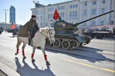 Как прошла генеральная репетиция Парада Победы в Екатеринбурге: фоторепортаж
