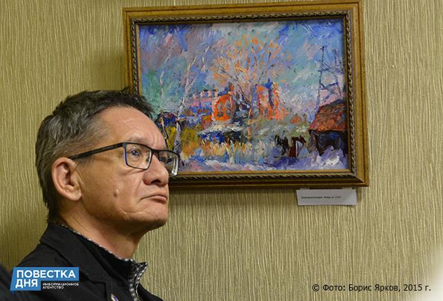 В редакции журнала «Урал» развернута небольшая выставка работ екатеринбургского художника Владимира Романова
