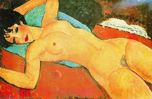 Картина «Лежащая обнаженная» Модильяни была продана за 170 млн. долларов