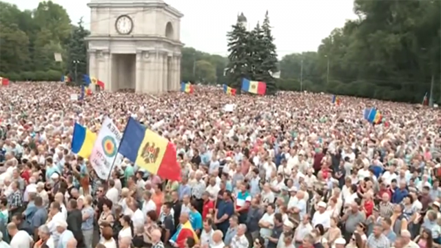 В Кишиневе начался молдавский майдан
