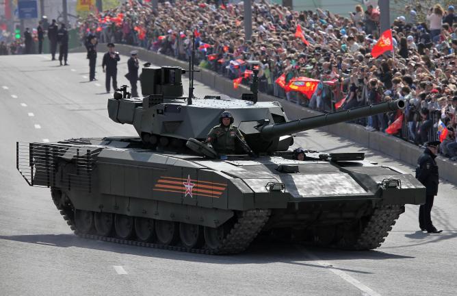 Войсковые испытания танка «Армата»