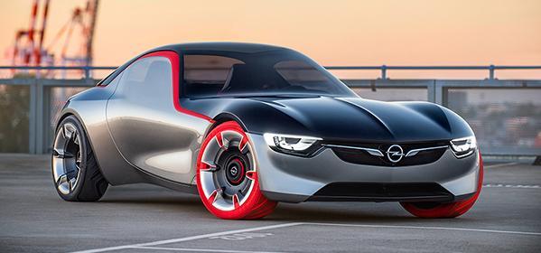 Opel «обули» в красные колеса