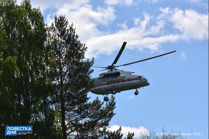 В Екатеринбурге разбился медицинский вертолет